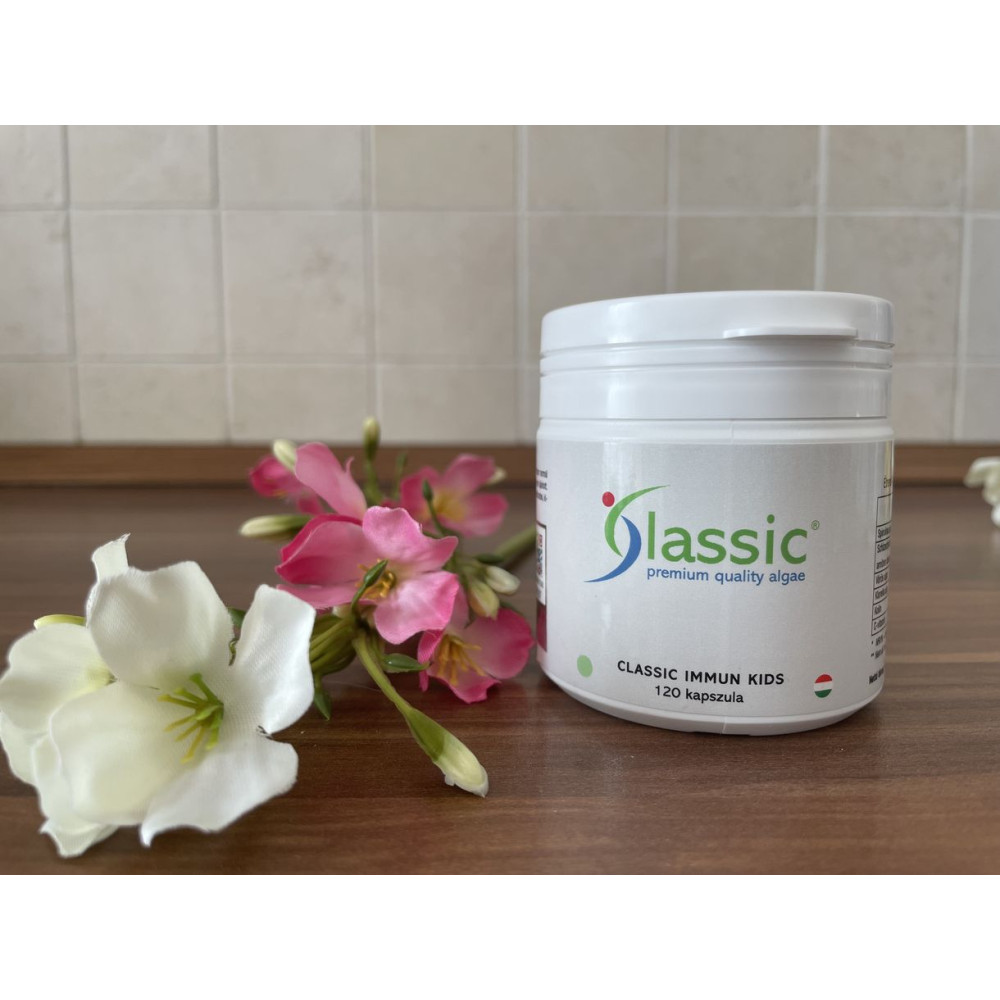 Classic zöld alga Kids kapszula, gyerekek részére , 1 doboz, 120 db-os kiszerelés