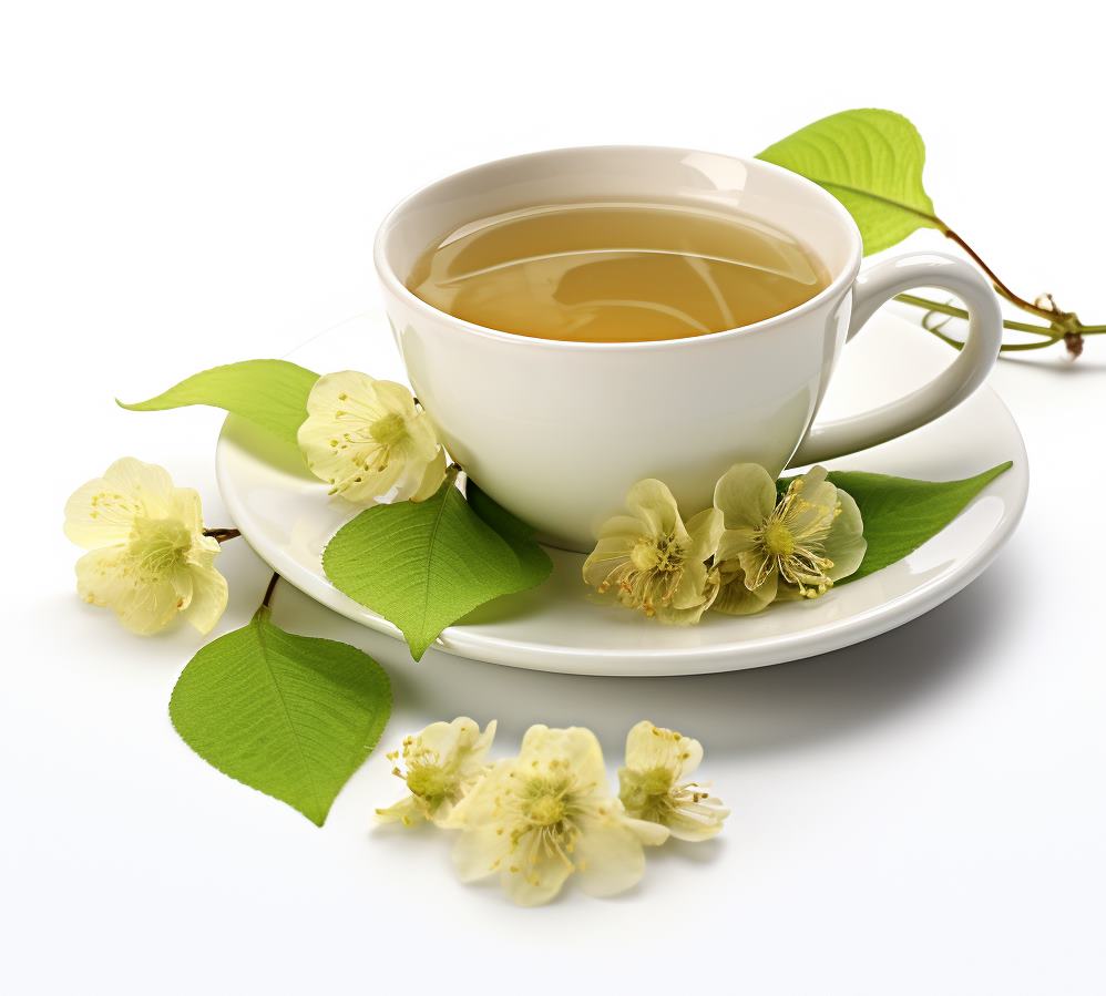 Hársfa tea zöld algával