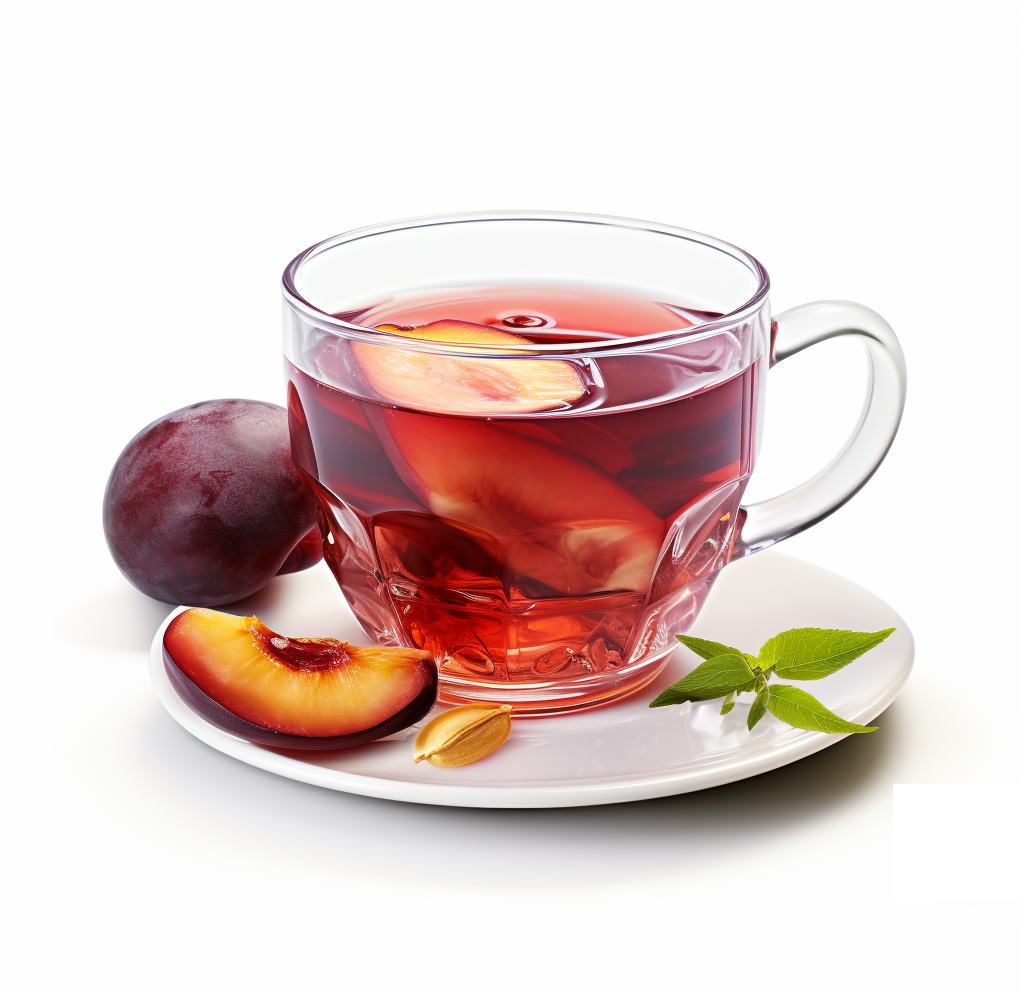 Fahéjas szilvás tea zöld algával