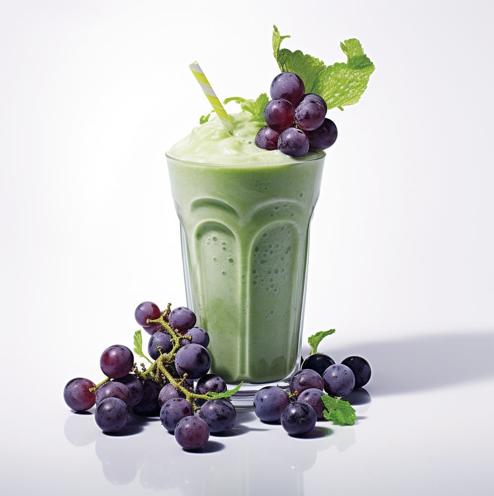 Szőlős turmix algával